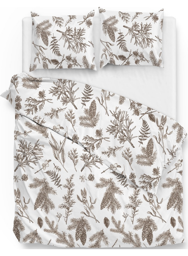 Dekbedovertrek Esme Wit - Flanel
