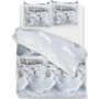 ZO! Home Dekbedovertrek Pinguini Blauw - Flanel