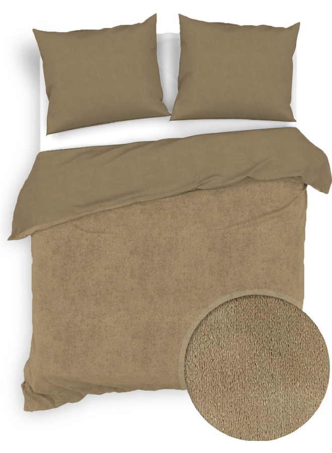 Dekbedovertrek Velluto Uni Goud - Velvet