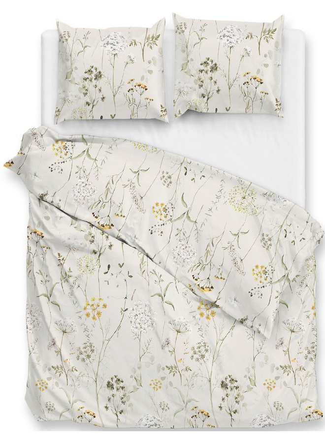 ZO! Home Dekbedovertrek Leontine Naturel - Flanel