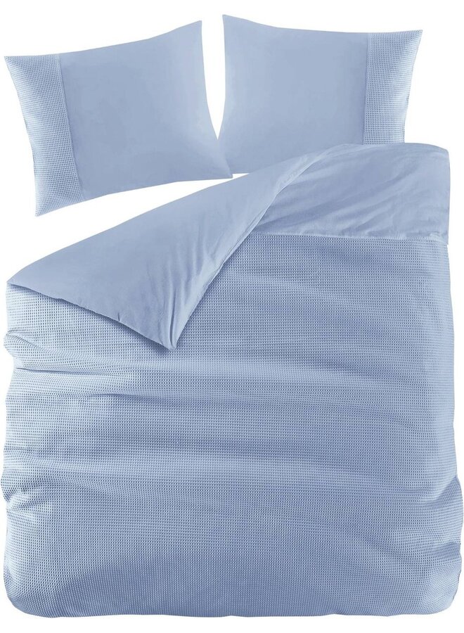 Papillon Dekbedovertrek Mendoza Licht Blauw - Percale Katoen