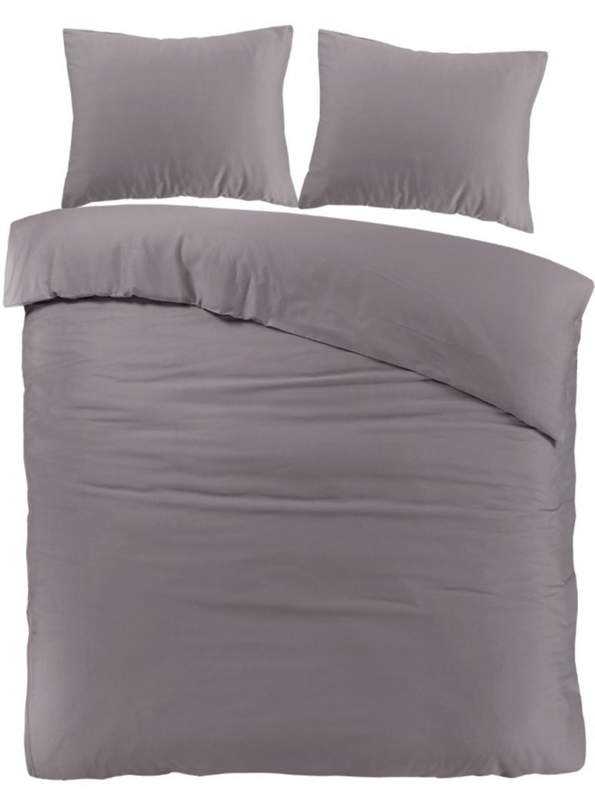 Papillon Dekbedovertrek Malaga Antraciet - Tencel