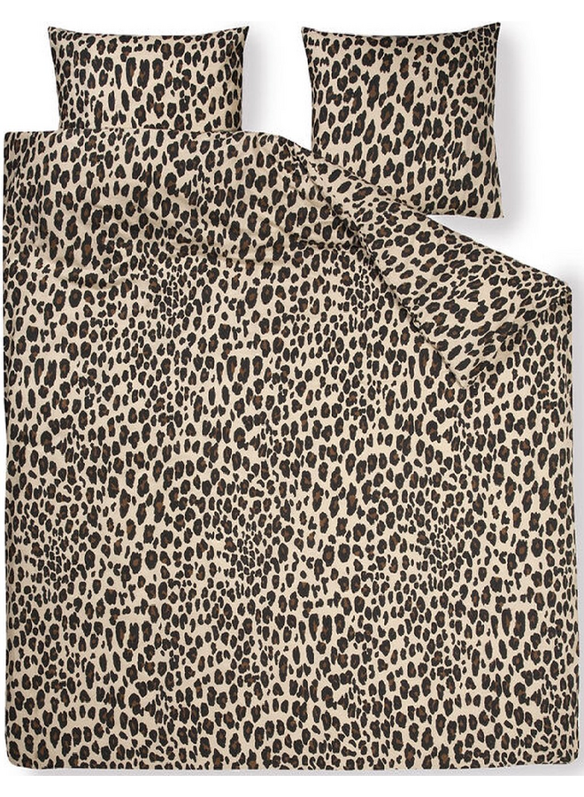 Dekbedovertrek Panter Bruin - Katoen