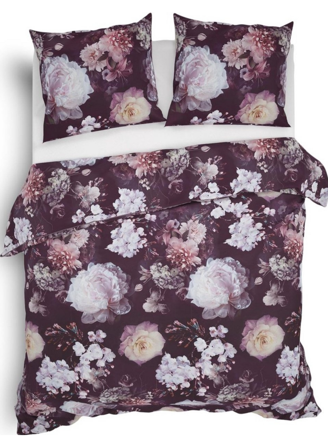 Heckett & Lane Dekbedovertrek Mina Rood - Flanel