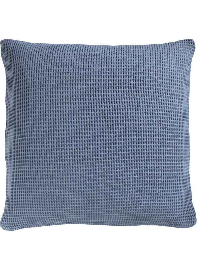 Heckett & Lane Kussenslopen Wafel Colonial Blauw - Set Van 2 - Katoen