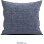 ZO! Home Kussenslopen Lino Urban Blauw - Set Van 2 - Katoen