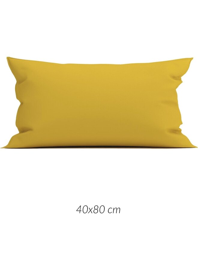 ZO! Home Sierkussenhoes Satinado Okergoud - Set Van 2 - Katoensatijn