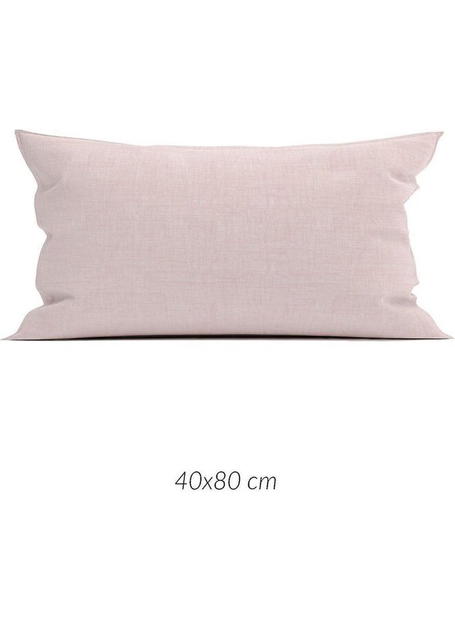 ZO! Home Sierkussenhoezen Lino (Set van 2) Shell Roze - 25x90 - Katoen