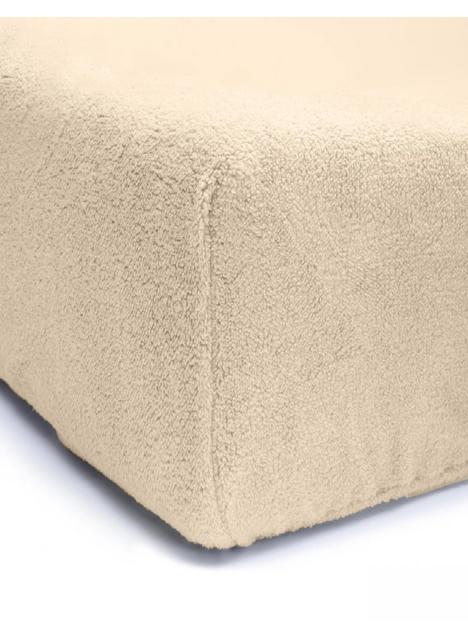 Sleeptime Hoeslaken Taupe - Teddystof