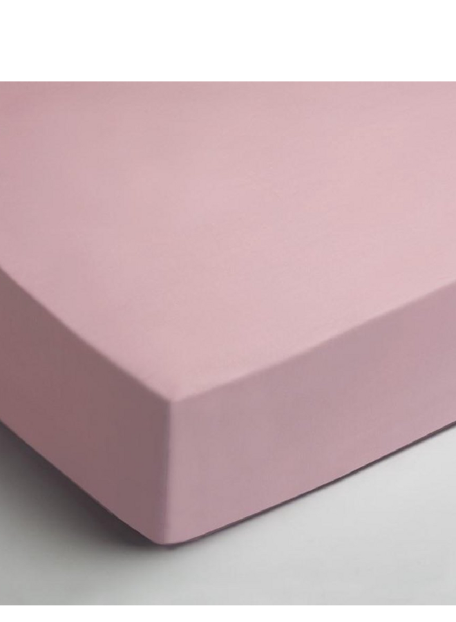 Hoeslaken Roze - Katoen