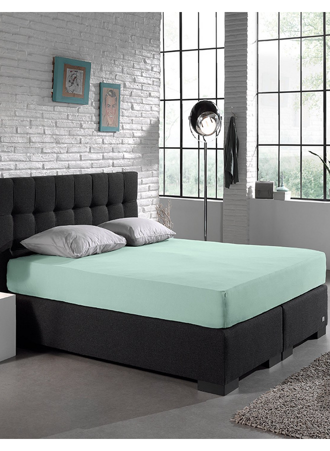 Dreamhouse Hoeslaken Pastel Blauw - Dubbel Jersey