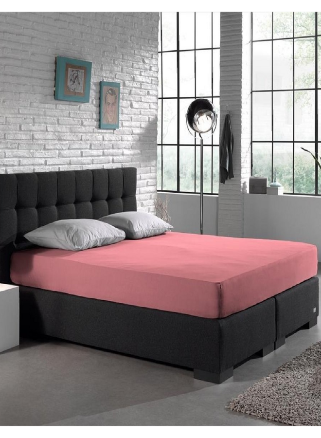 Dreamhouse Hoeslaken Roze - Dubbel Jersey