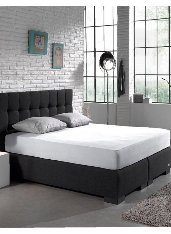 Dreamhouse Hoeslaken Wit - Dubbel Jersey