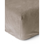 Sleeptime Hoeslaken Taupe - Velvet