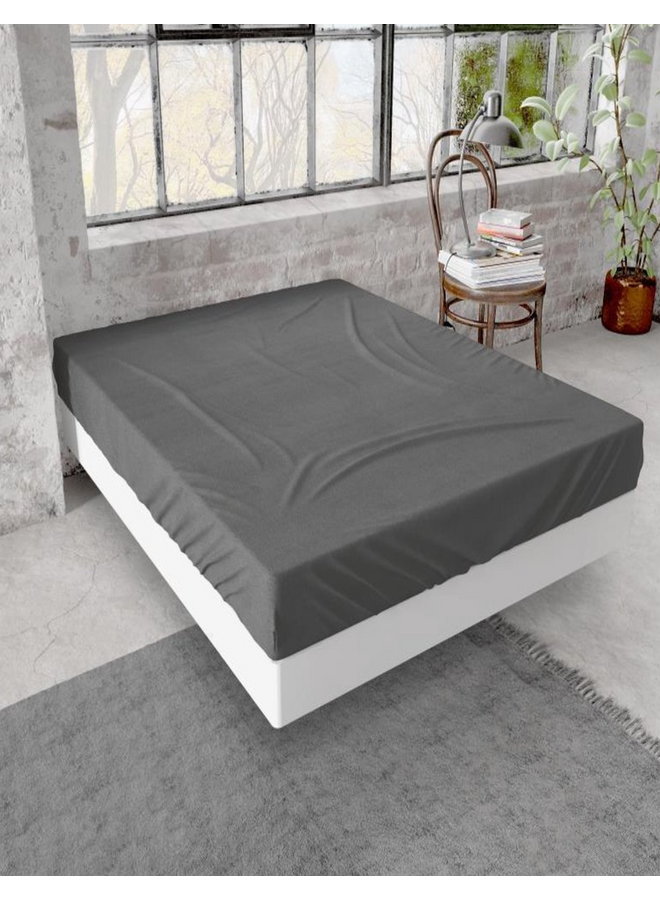 Dreamhouse Hoeslaken Antraciet - Flanel