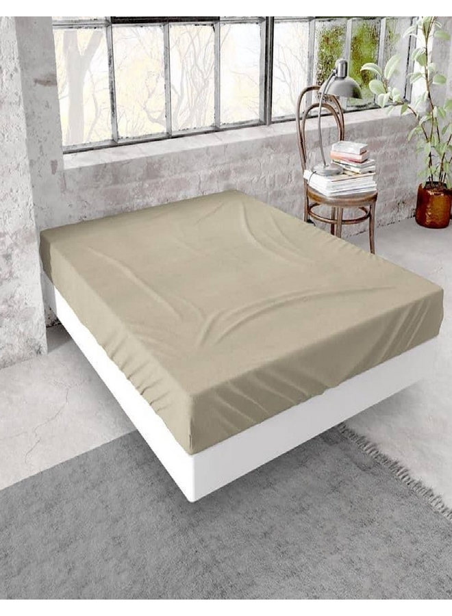 Dreamhouse Hoeslaken Taupe - Flanel