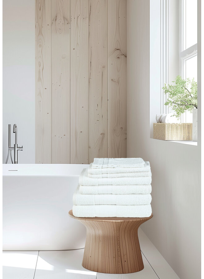 Good Morning Badtextiel Wit - Badstof Katoen
