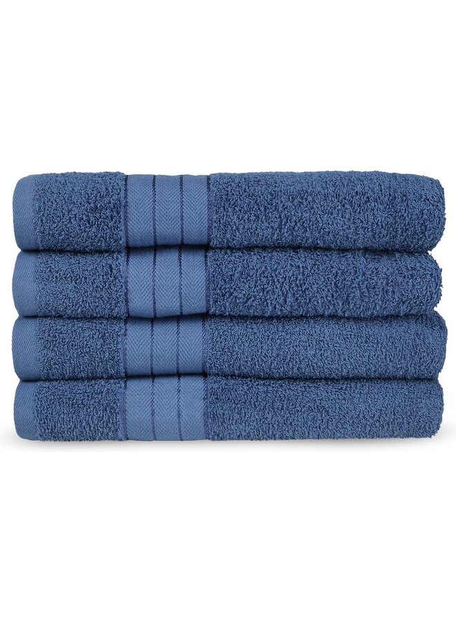 Good Morning Badtextiel Denimblauw - Badstof Katoen