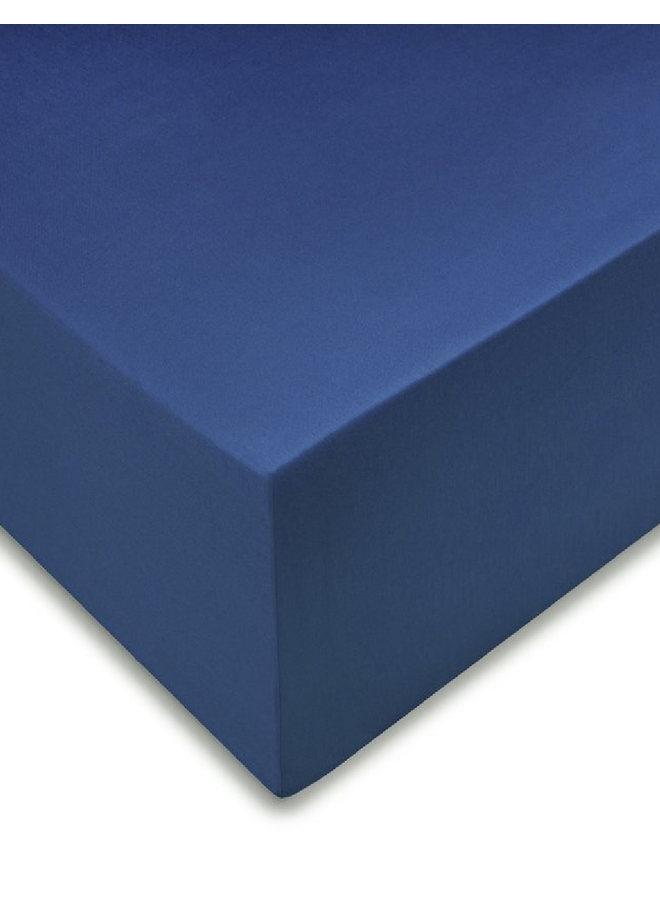 ZO! Home Hoeslaken Blauw - Katoensatijn