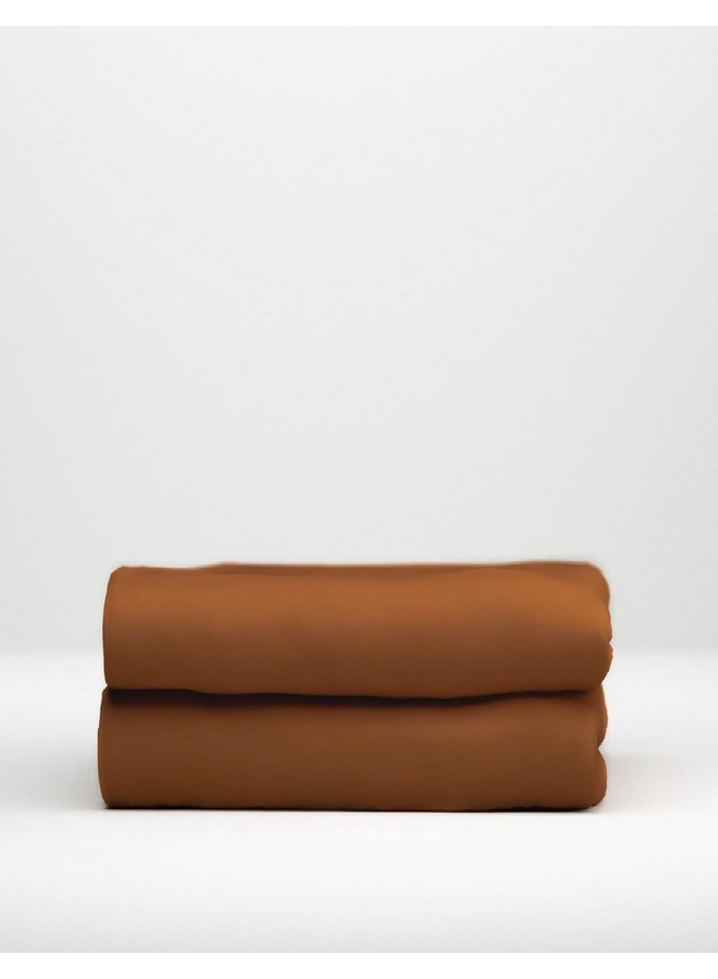 Hoeslaken Oranje - Katoensatijn
