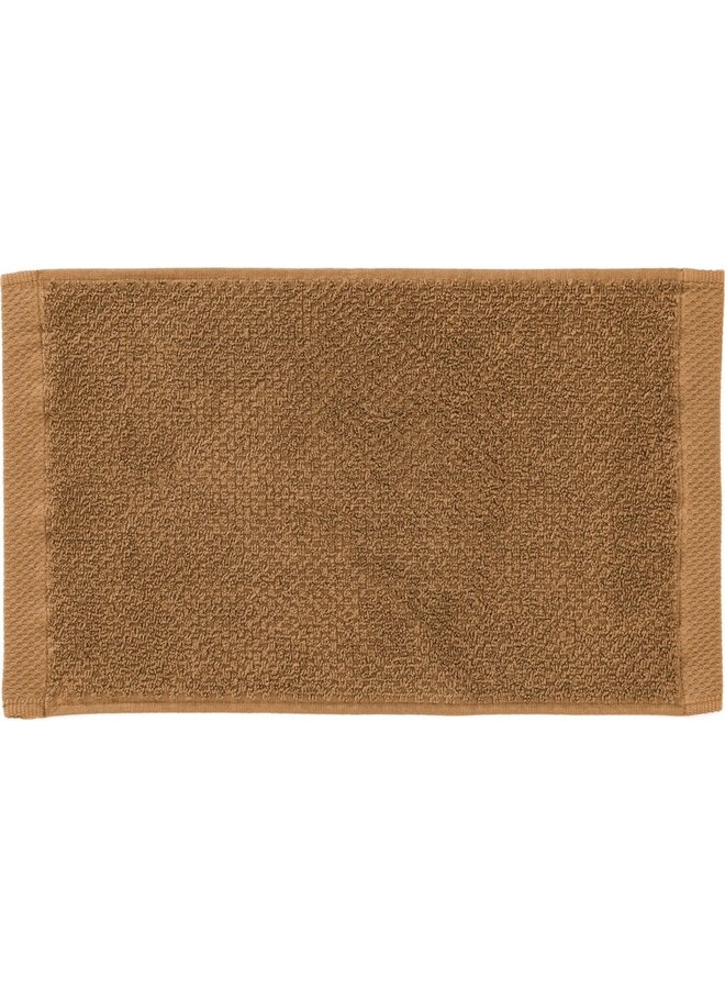 Heckett & Lane Badtextiel Grant Cognac Bruin - Badstof Katoen