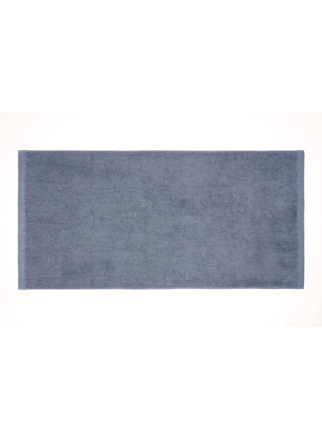 Heckett & Lane Badtextiel Grant Blauw - Badstof Katoen