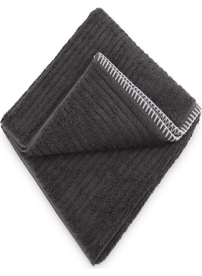 Heckett & Lane Strandlakens Premium Antraciet  - Set Van 2 - Bamboe/Katoen
