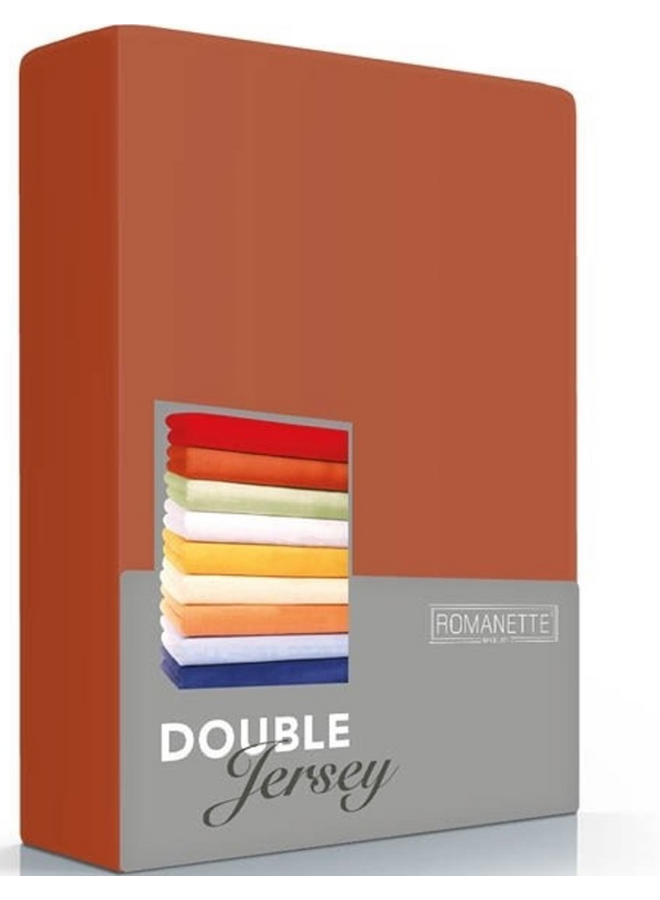 Romanette Hoeslaken Oranje - Dubbel Jersey