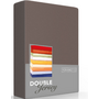 Romanette Hoeslaken Taupe - Dubbel Jersey