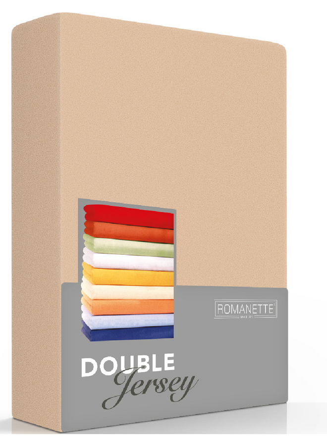 Romanette Hoeslaken Zand - Dubbel Jersey