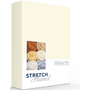 Romanette Hoeslaken Creme - Stretch Flanel