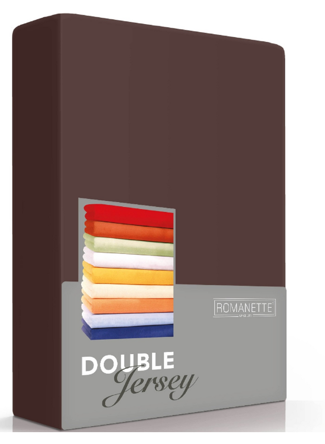 Romanette Hoeslaken Bruin - Dubbel Jersey