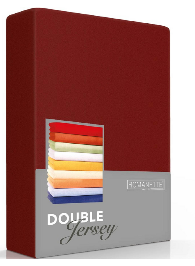 Romanette Hoeslaken Bordo - Dubbel Jersey