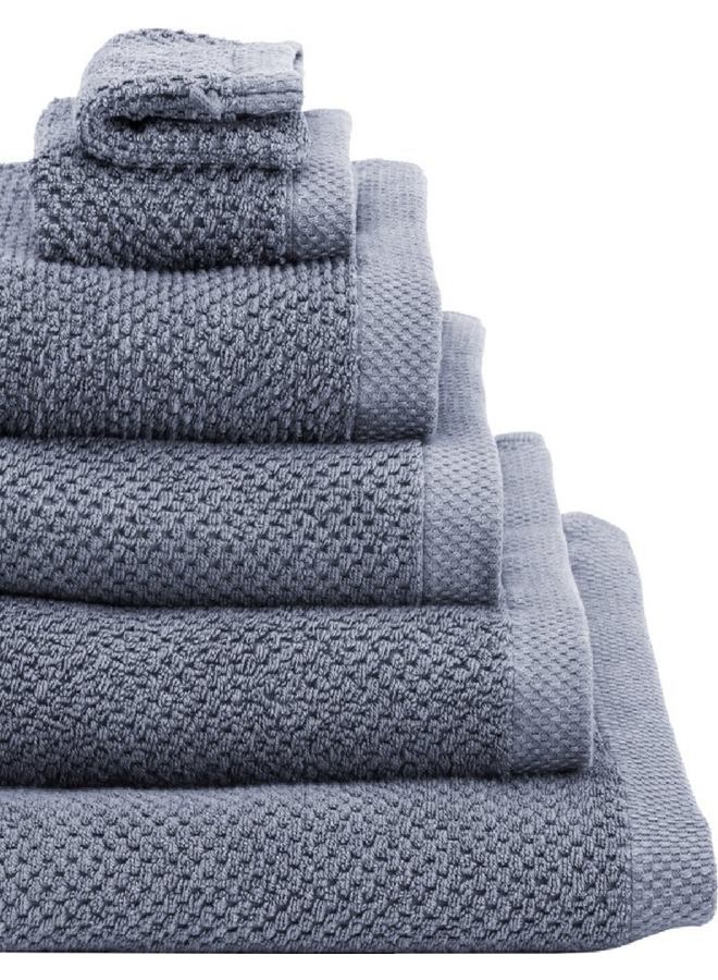 Heckett & Lane Badtextiel Grant Blauw - Badstof Katoen