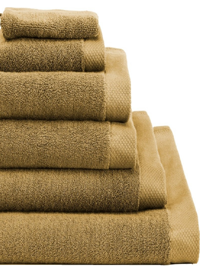 Heckett & Lane Badtextiel Premium Okergeel - Badstof Katoen