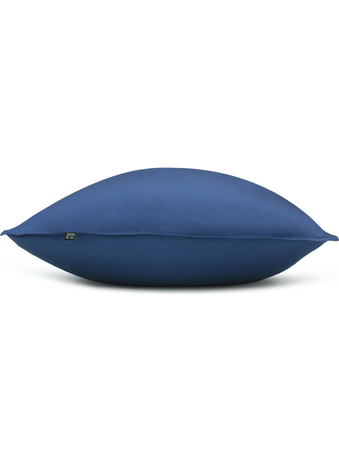 Sierkussenhoes Satinado Evening Blauw - Set Van 2 - Katoensatijn