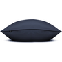 ZO! Home Sierkussenhoes Satinado Donkerblauw - Set Van 2 - Katoensatijn