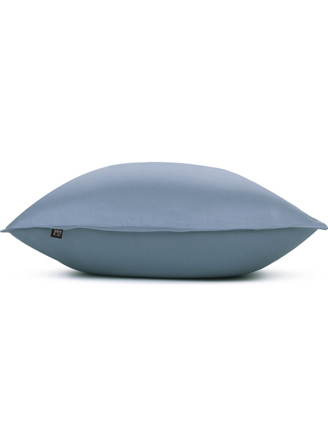 Sierkussenhoes Satinado Blauw - Set Van 2 - Katoensatijn