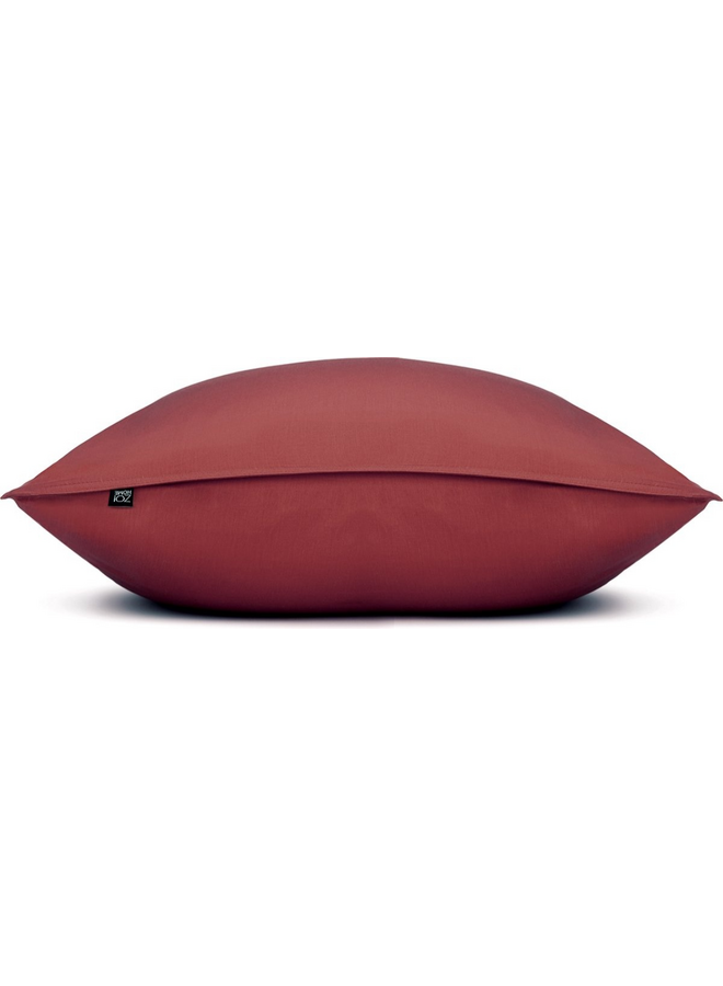 Kussenslopen Satinado Rood - Set Van 2 - Katoensatijn
