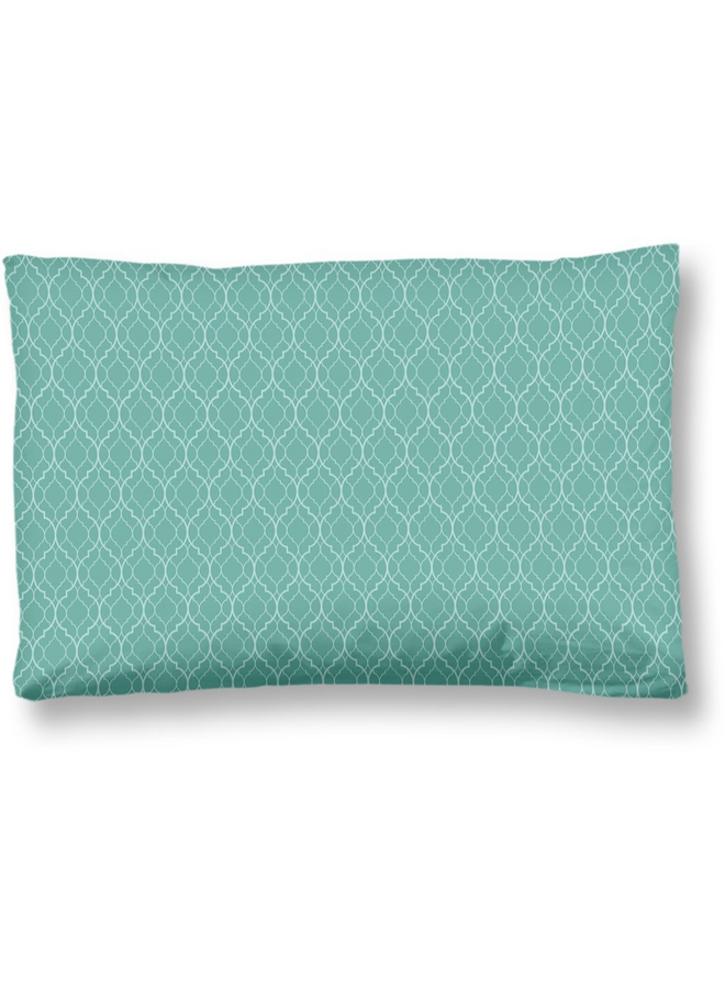 HIP Sierkussenhoes Elidasa Mint - Set Van 2 - 40x80 - Katoensatijn
