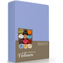 Romanette Hoeslaken Lavendel Blauw - Velours