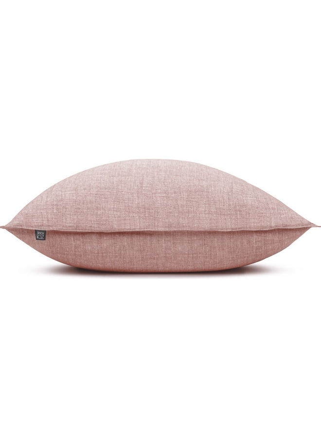 ZO! Home Sierkussenhoes Lino Shell Nude - Set Van 2 - Katoen