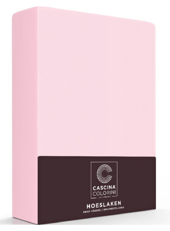 Cascina Colorini Hoeslaken Roze - Egyptisch Percale Katoen