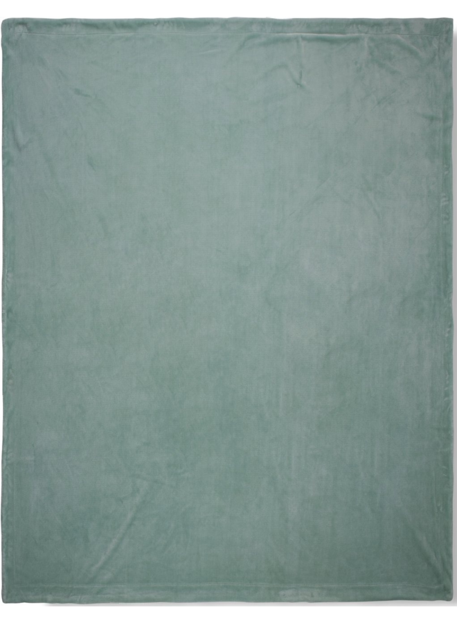 HIP Plaid Uni Lichtgroen - 160x180 - Velvet