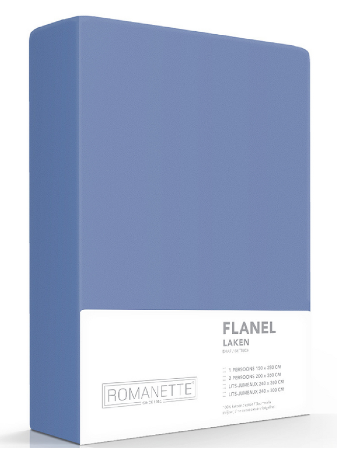 Laken Jeans Blauw - Flanel