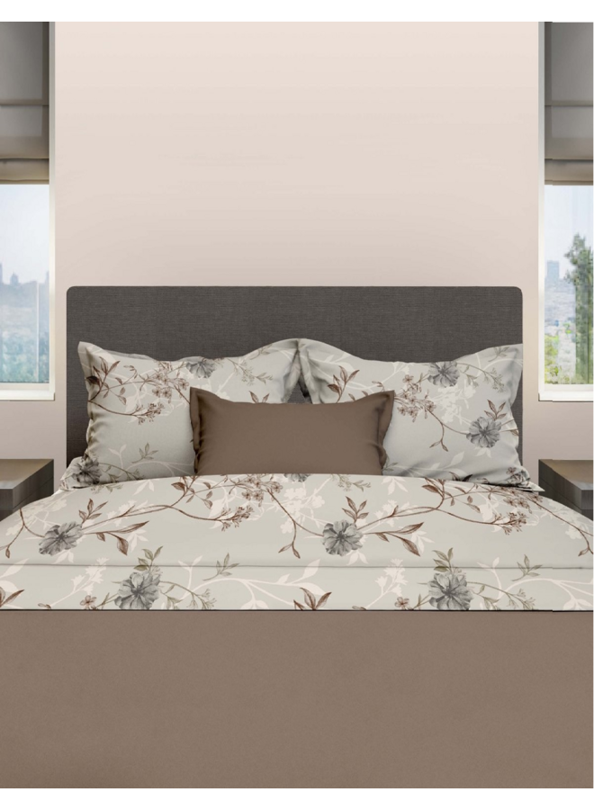 Romanette Lakenset Glockner Taupe - Flanel