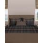 Romanette Lakenset Bariloche Antraciet - Flanel