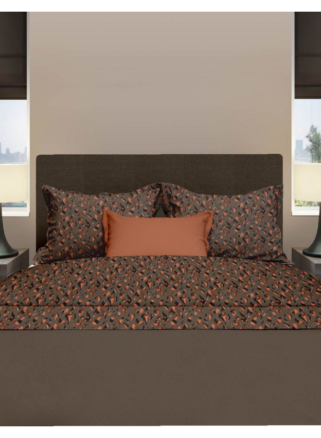 Romanette Lakenset Glockner Taupe - Flanel