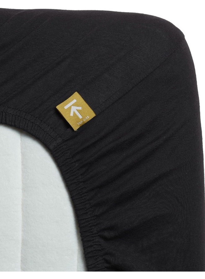 Beddinghouse Hoeslaken Splittopper Zwart - Lycra Jersey