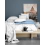 Romanette Lakenset Duchesse Wit/Blauw - Flanel